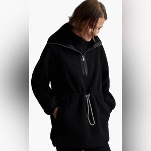 Varley Parnel Half-Zip Fleece Pullover, XS (oversized, easily fits sz Small)